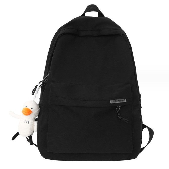 Ielgy Backpack Simple Large Capacity Travel Backpack Casual Japanese Student School Bag
