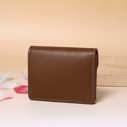 Ielgy Dopamine Color Matching Korean Card Holder Solid Color Simple Bag Multifunctional Large Capacity Wallet