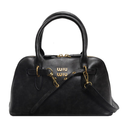 Ielgy High-End Retro Brown Fashionable All-Match Women's Cross-Body Bag Portable Shell Bag