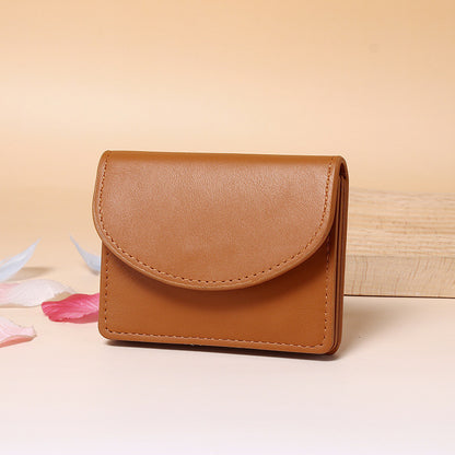 Ielgy Dopamine Color Matching Korean Card Holder Solid Color Simple Bag Multifunctional Large Capacity Wallet
