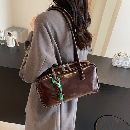 Ielgy Trendy Underarm Bag Fashion Simple Pillow Bag Trendy All-Match Casual Shoulder Bag