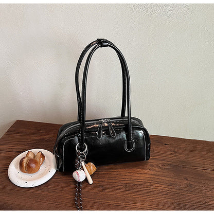 Ielgy Fashion Autumn Winter One-Shoulder Underarm Boston Bag All-Match