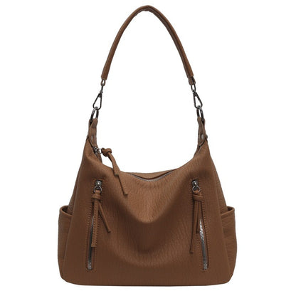 Ielgy High-End All-Match Messenger Bag Trendy Fashion Tote Bag Large-Capacity Portable Commuter Bag