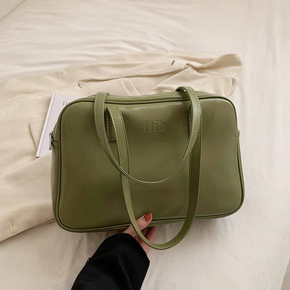 Ielgy High-End Commuter Large-Capacity Bag Fashionable All-Match One-Shoulder Portable Briefcase