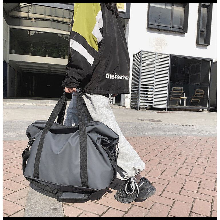 Ielgy Short-Distance Travel Bag Large-Capacity One-Shoulder Storage Duffel Bag Student Leisure