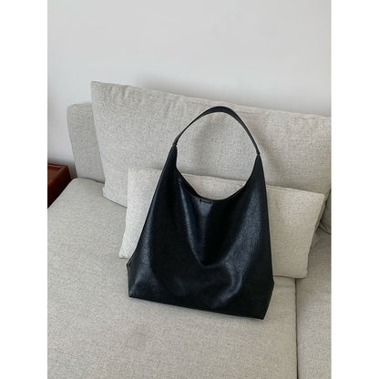 Ielgy Niche Silver Underarm Bag Trendy Korean Version Tote Bag All-Match Student Large-Capacity Shoulder Bag