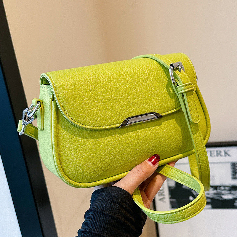 Ielgy Ladies Bag High-End Fashionable All-Match One-Shoulder Cross-Body Small Square