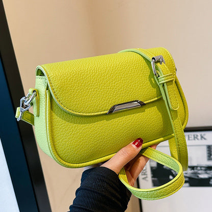 Ielgy Ladies Bag High-End Fashionable All-Match One-Shoulder Cross-Body Small Square