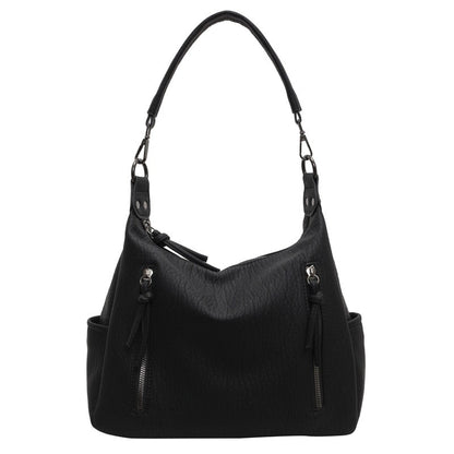 Ielgy High-End All-Match Messenger Bag Trendy Fashion Tote Bag Large-Capacity Portable Commuter Bag