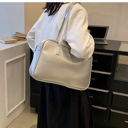 Ielgy High-End Commuter Large-Capacity Bag Fashionable All-Match One-Shoulder Portable Briefcase