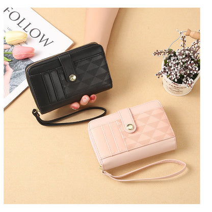 Ielgy Korean Ladies Wallet Short Wallet Wallet Large Capacity Change Clutch