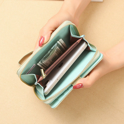 Ielgy Korean Ladies Wallet Short Wallet Wallet Large Capacity Change Clutch