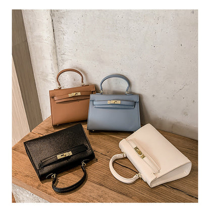 Ielgy Soft Leather Portable Fashionable All-Match Women's Shoulder Messenger Bag
