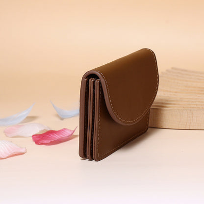 Ielgy Dopamine Color Matching Korean Card Holder Solid Color Simple Bag Multifunctional Large Capacity Wallet
