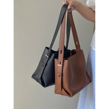 Ielgy Retro Commuter Tote Bag Large Capacity Shoulder Crossbody