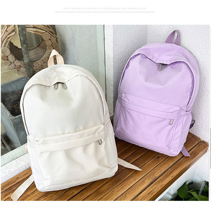 Ielgy Backpack Nylon Ultra-Light Casual Bag Japanese Large-Capacity Travel Bag Student School Bag