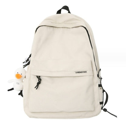 Ielgy Backpack Simple Large Capacity Travel Backpack Casual Japanese Student School Bag