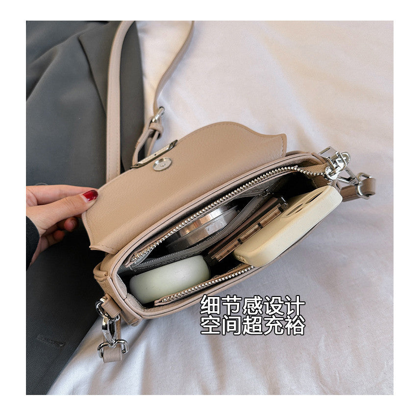 Ielgy Ladies Bag High-End Fashionable All-Match One-Shoulder Cross-Body Small Square