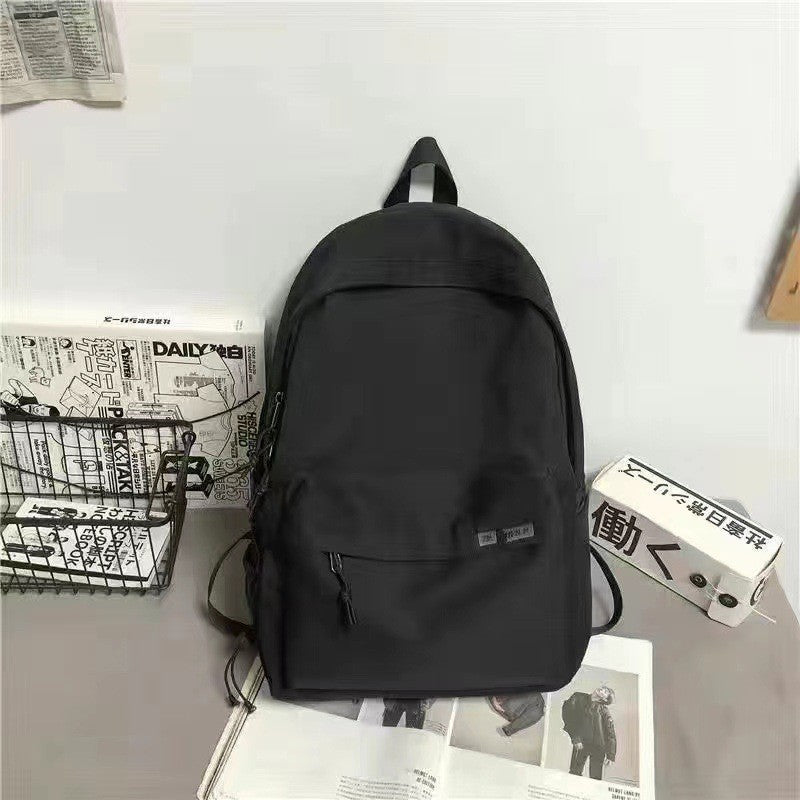 Ielgy Backpack Simple Large Capacity Travel Backpack Casual Japanese Student School Bag