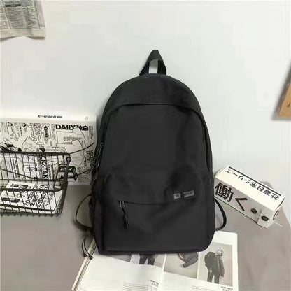 Ielgy Backpack Simple Large Capacity Travel Backpack Casual Japanese Student School Bag