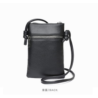 Ielgy Solid Color Simple Style Portable Mobile Phone Bag Fashion Trend Mini Small All-Match Diagonal Bag