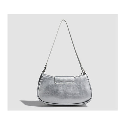 Ielgy Premium Crocodile Pattern Underarm Bag Retro Chain Shoulder Trendy Fashion Niche Design Handbag