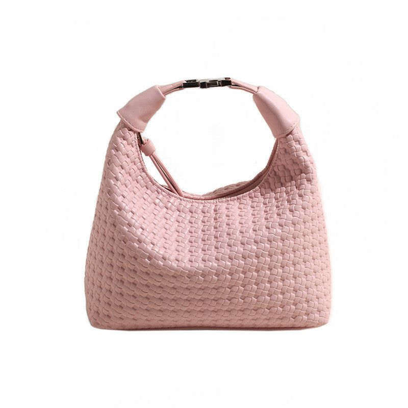 Ielgy Hand-Carry Fashion Pea Bag Simple Casual All-Match One-Shoulder High-End Cross-Body Female Bag