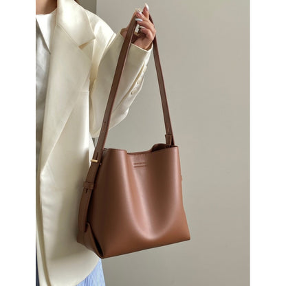 Ielgy Retro Commuter Tote Bag Large Capacity Shoulder Crossbody