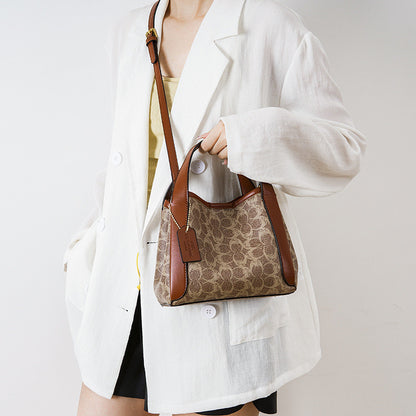 Ielgy Fashion Female Bag All-Match Casual Shoulder Handbag Retro Crossbody