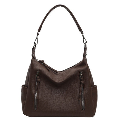 Ielgy High-End All-Match Messenger Bag Trendy Fashion Tote Bag Large-Capacity Portable Commuter Bag