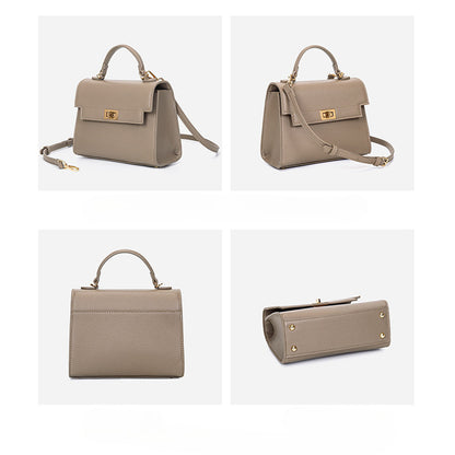 Ielgy Fashion Handbag High-End Texture Mini Palm Pattern Chain Casual All-Match Cross-Body Bag