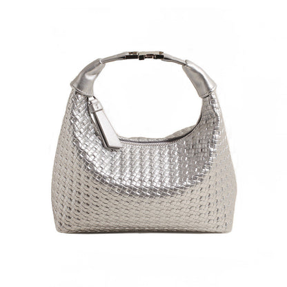 Ielgy Hand-Carry Fashion Pea Bag Simple Casual All-Match One-Shoulder High-End Cross-Body Female Bag