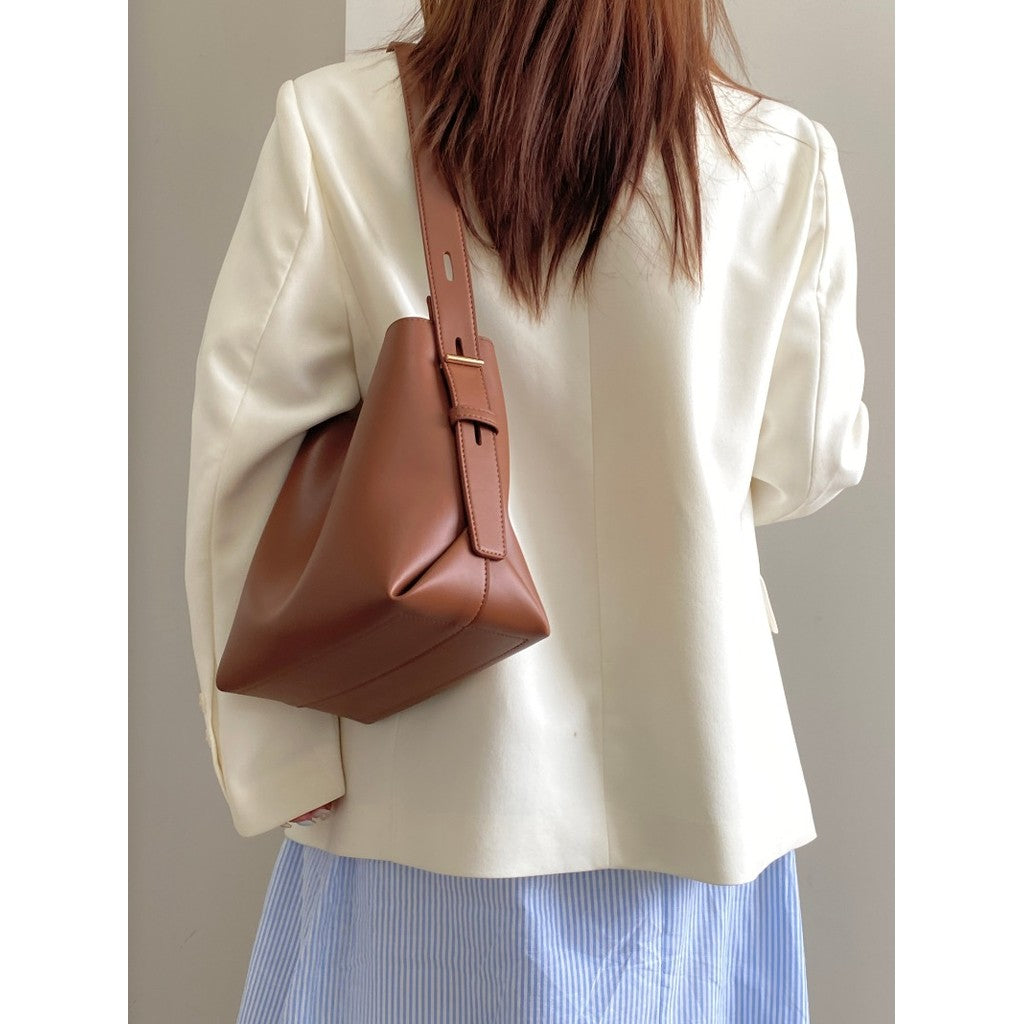 Ielgy Retro Commuter Tote Bag Large Capacity Shoulder Crossbody