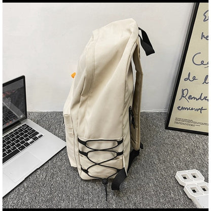 Ielgy Backpack Simple Large Capacity Travel Backpack Casual Japanese Student School Bag