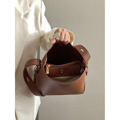 Ielgy Retro Commuter Tote Bag Large Capacity Shoulder Crossbody