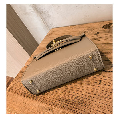 Ielgy Soft Leather Portable Fashionable All-Match Women's Shoulder Messenger Bag