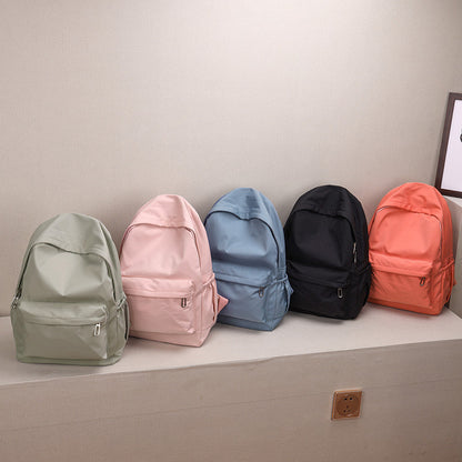 Ielgy Backpack Nylon Ultra-Light Casual Bag Japanese Large-Capacity Travel Bag Student School Bag