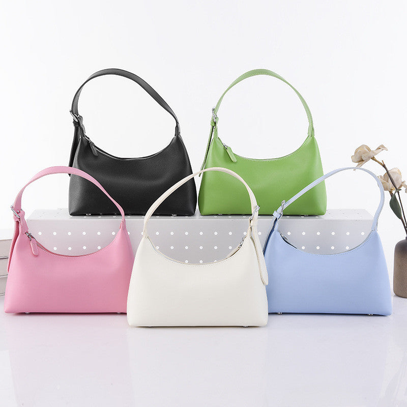 Ielgy French Texture Underarm Bag High-End Niche Shoulder Handbag All-Match Simple