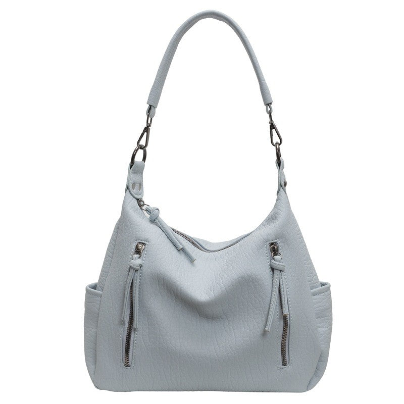 Ielgy High-End All-Match Messenger Bag Trendy Fashion Tote Bag Large-Capacity Portable Commuter Bag