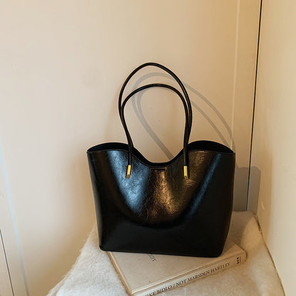 Ielgy High-End Sense Large-Capacity Ladies Shoulder Bag College Students Class Commuter To