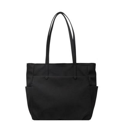 Ielgy Ladies Shoulder Bag Urban Commuter Large Capacity Tote Bag Lightweight Travel Simple Nylon Cloth Handbag