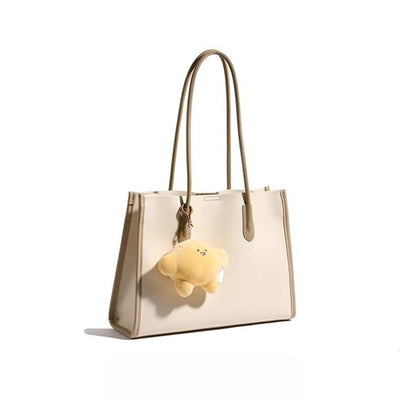 Ielgy Large Capacity Commuter Bag Retro Shoulder Tote Bag