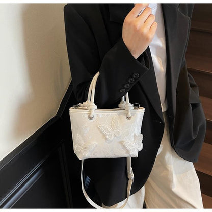 Ielgy Summer All-Match Messenger Bag Fashion Portable Bucket Bag