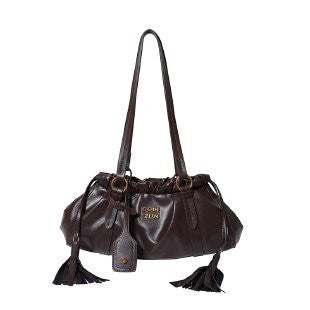 Ielgy Retro Large-Capacity Autumn Winter All-Match Casual Shoulder Bag Simple Work Commuter Tote Bag