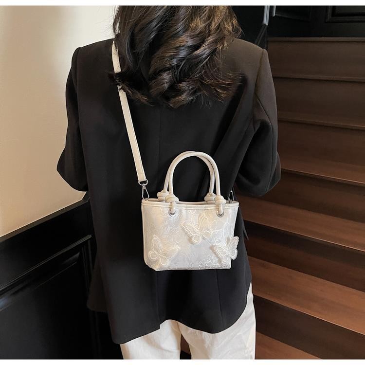 Ielgy Summer All-Match Messenger Bag Fashion Portable Bucket Bag