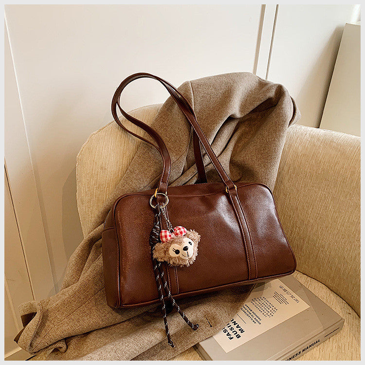 Ielgy High-End Retro Pillow Bag All-Match Tote Bag Large Capacity One-Shoulder Armpit Bag