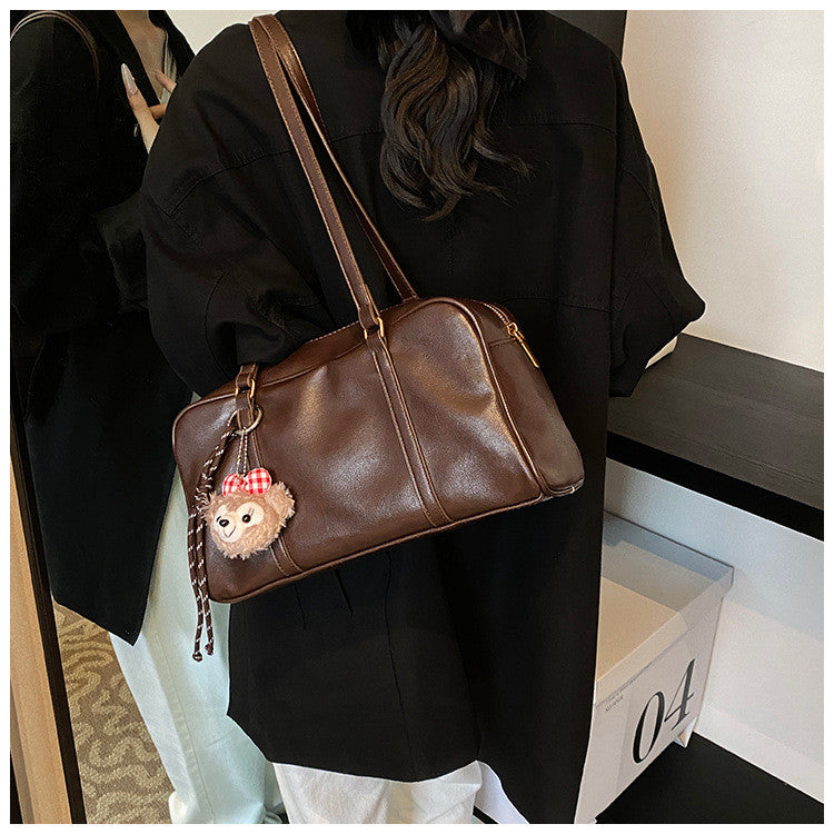 Ielgy High-End Retro Pillow Bag All-Match Tote Bag Large Capacity One-Shoulder Armpit Bag