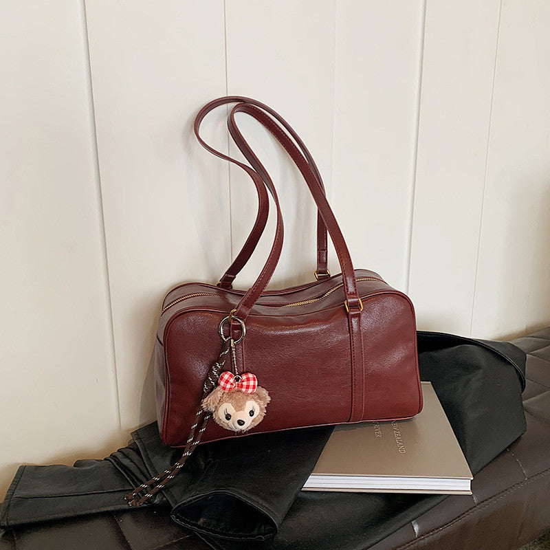 Ielgy High-End Retro Pillow Bag All-Match Tote Bag Large Capacity One-Shoulder Armpit Bag