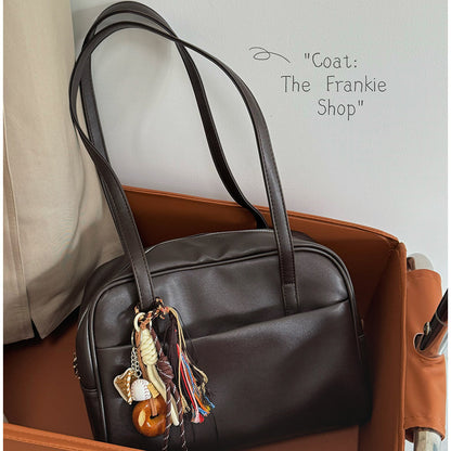 Ielgy Korean Version Large-Capacity One-Shoulder Ladies Retro Underarm Bag All-Match Large-Capacity Tote Bag