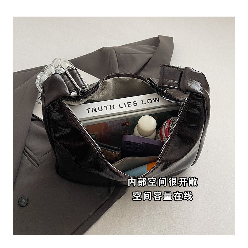 Ielgy Female Large-Capacity All-Match Lazy High-End Sense One-Shoulder Cross